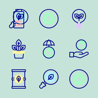 Ecology icons pack