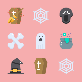Halloween icons pack