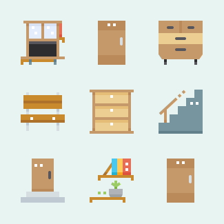 Interior icons pack