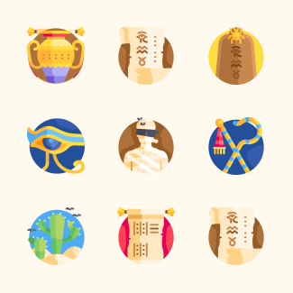 Egypt icons pack