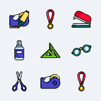 Back to school icons pack