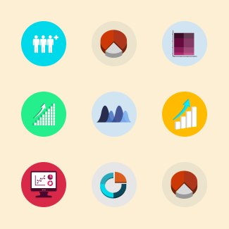 Charts icons pack