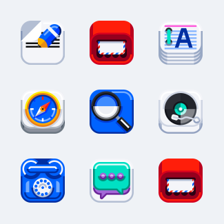Contact & Communication icons pack