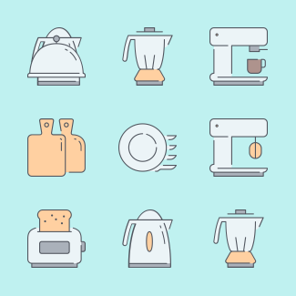 Kitchen icons pack