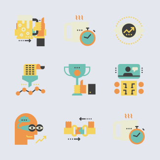 Business Situations icons pack