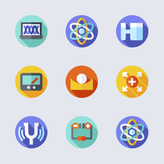 Physics icons pack
