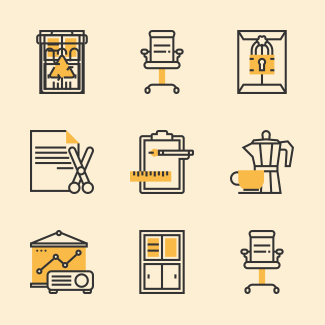 Business esentials icons pack