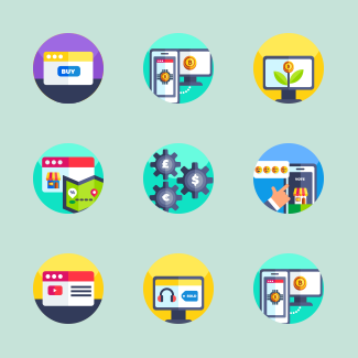 E-commerce icons pack