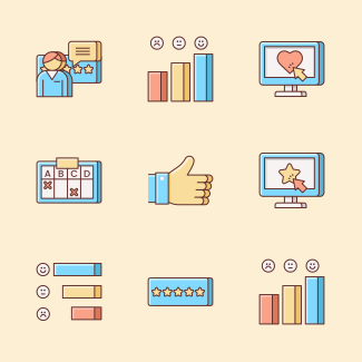 customer feedback icons pack