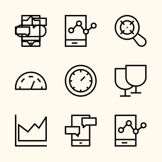 Productivity Icon Set icons pack