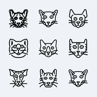 Cat Breeds icons pack