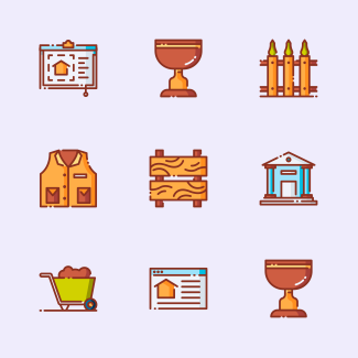 Architecture icons pack