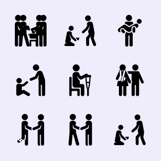 Humanitarian Assistance icons pack