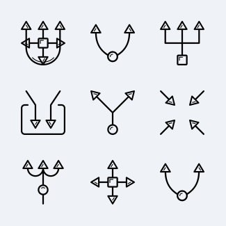 Genericons Arrows icons pack
