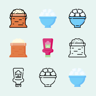 Cooking icons pack