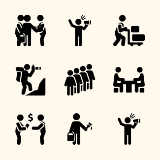 Pictograms icons pack