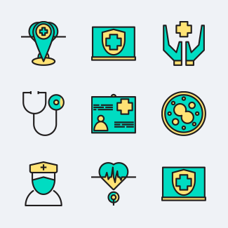 Medical and Healthcare icons pack