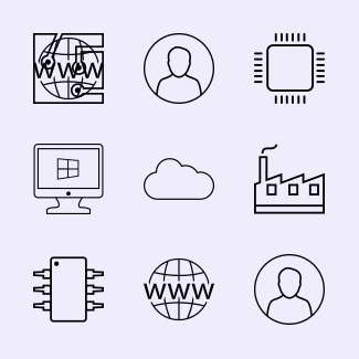 iOS7 Set Lined 2 icons pack