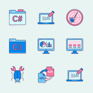 Computer Programming Icons icons pack