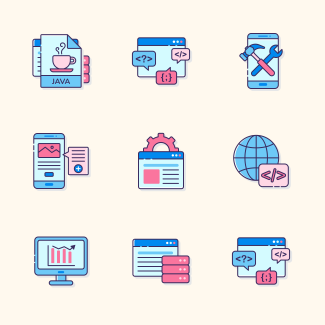 Mobile App Development icons pack