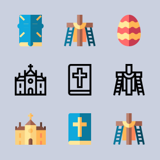 Easter Day icons pack