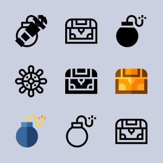Pirates icons pack
