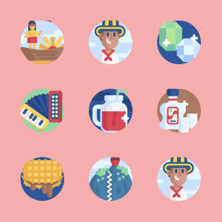 Colombia icons pack