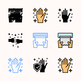 Hand Cleaner icons pack