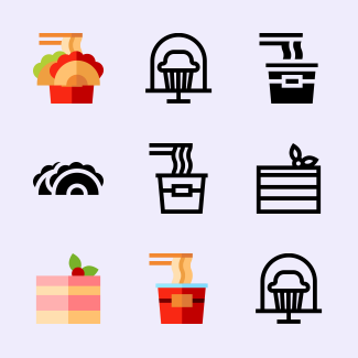 Fast Food icons pack