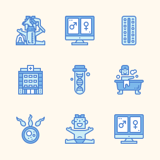Maternity icons pack