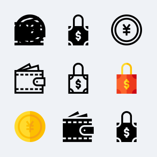 Banking icons pack