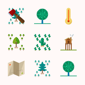 Outdoor icons pack