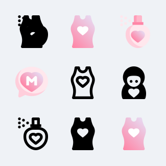 Mother day icons pack