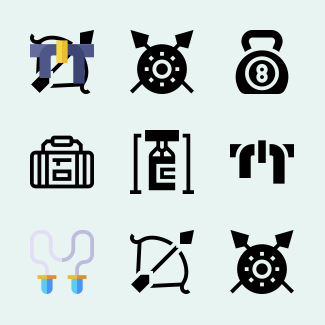 Martial Arts icons pack