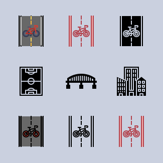 City icons pack