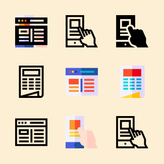 News icons pack