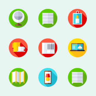Interior Design icons pack