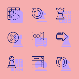 Chess icons pack