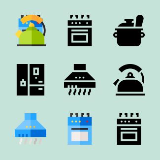 Kitchen icons pack