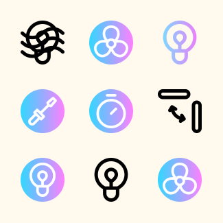 Air aconditioning icons pack