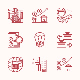 Digital Nomad icons pack