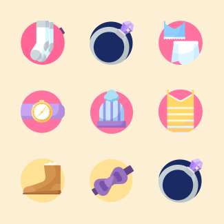 Clothing icons pack