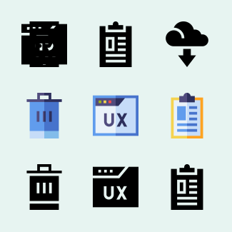 User Experience icons pack
