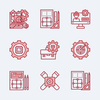 Engineering icons pack