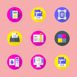 Editorial Design icons pack