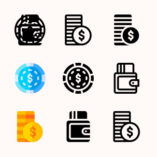 Money icons pack
