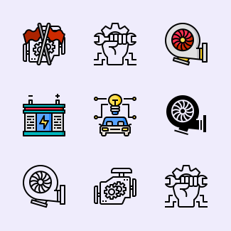 Car Racing icons pack