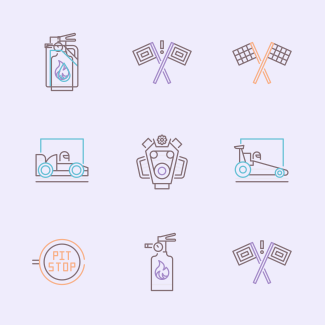 Motor Sports icons pack