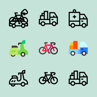 City icons pack