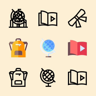 Learning icons pack